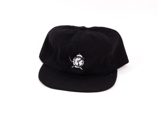 Time Skateboards - OG Clock Embroided Cap Navy Wool