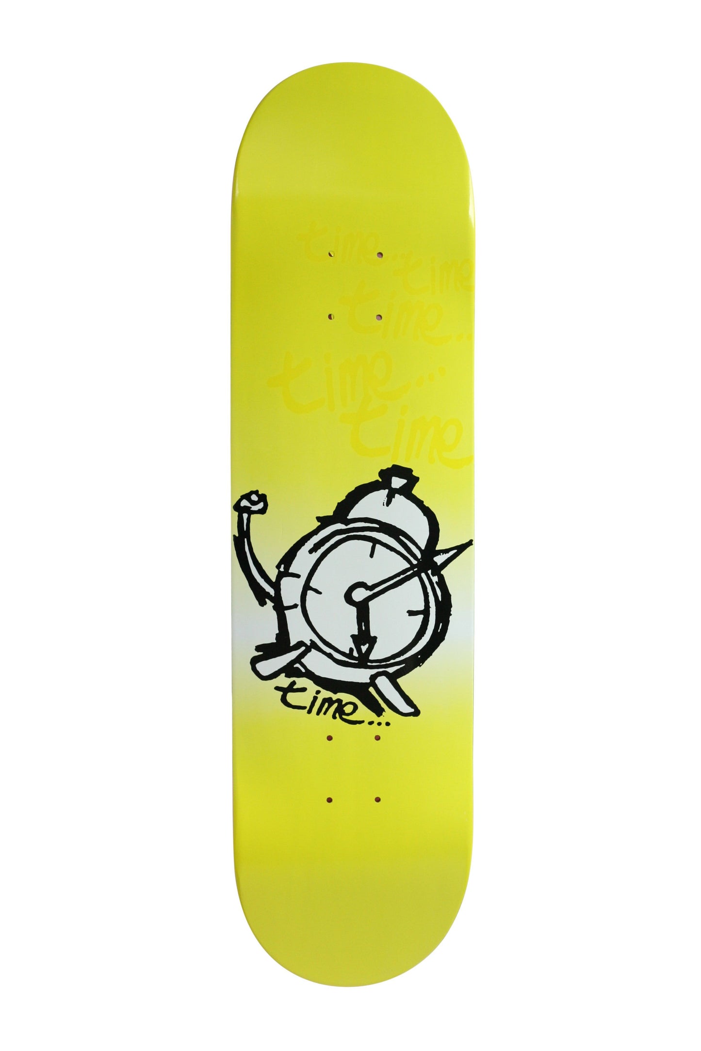 Time Skateboards - Gradient Clock Yellow