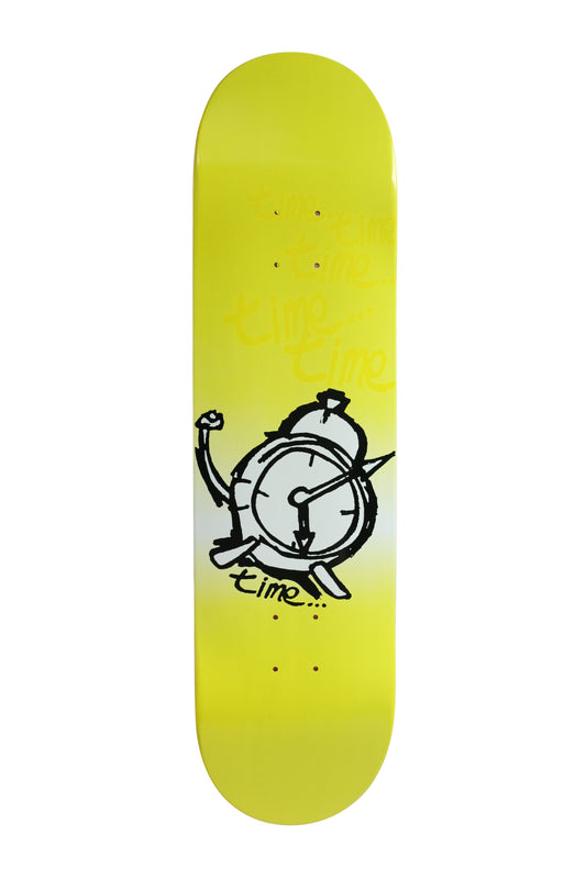 Time Skateboards - Gradient Clock Yellow