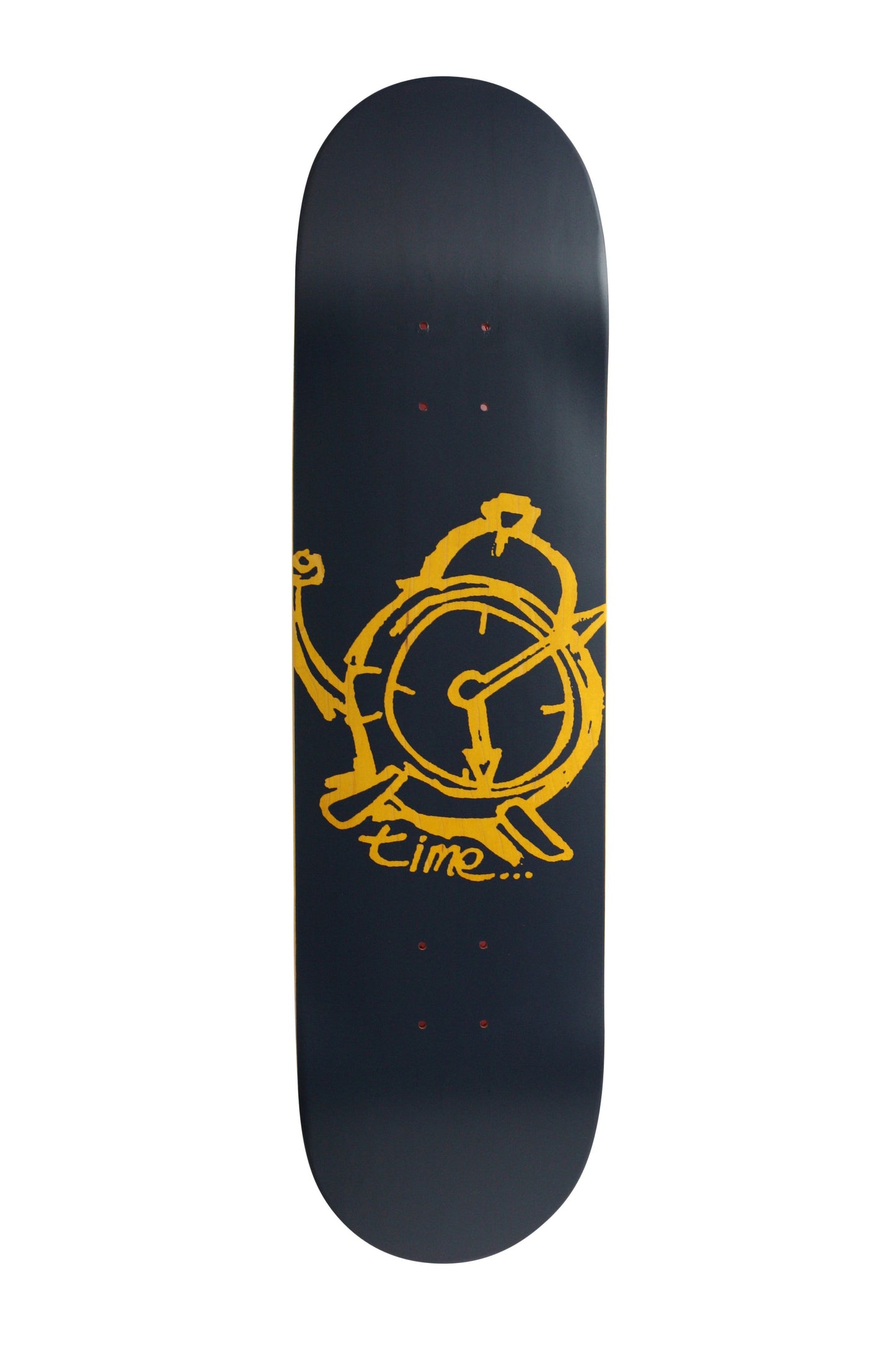 Time Skateboards - OG Clock Embossed Font On Navy